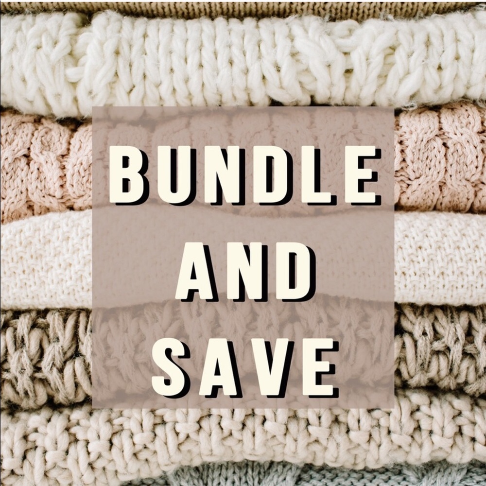 All bundles of 3+ items 50% off!!